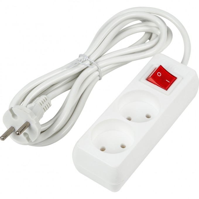 Удлинитель UNIEL S-CU2-3B WHITE серии Ultra, шнур 3м., 2 гнезда, 10A, б/з UL-00009992 Удлинитель UNIEL S-CU2-3B WHITE серии Ultra, шнур 3м., 2 гнезда, 10A, б/з UL-00009992