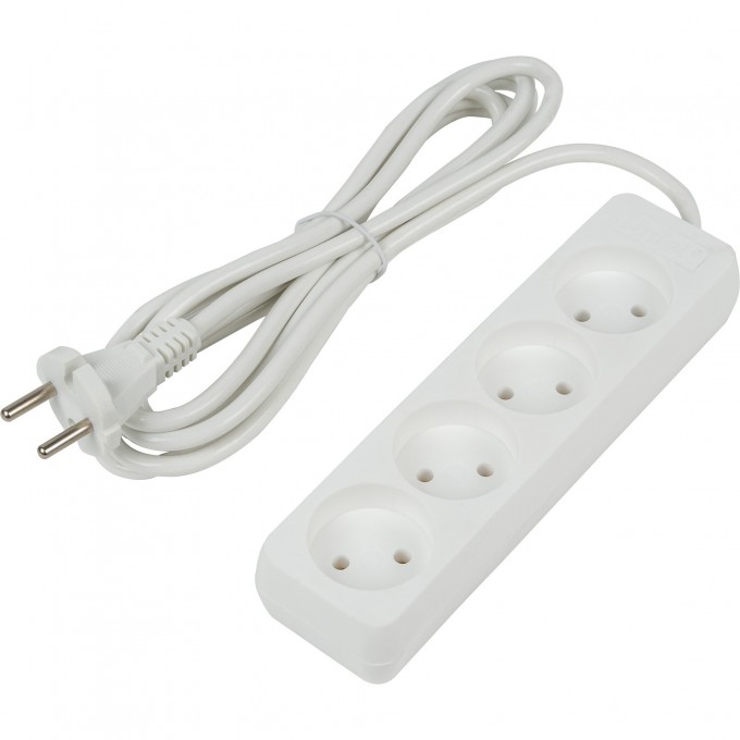 Удлинитель UNIEL S-CU4-3 WHITE серии Ultra, шнур 3м., 4 гнезда, 10A, б/з UL-00009988 Удлинитель UNIEL S-CU4-3 WHITE серии Ultra, шнур 3м., 4 гнезда, 10A, б/з UL-00009988