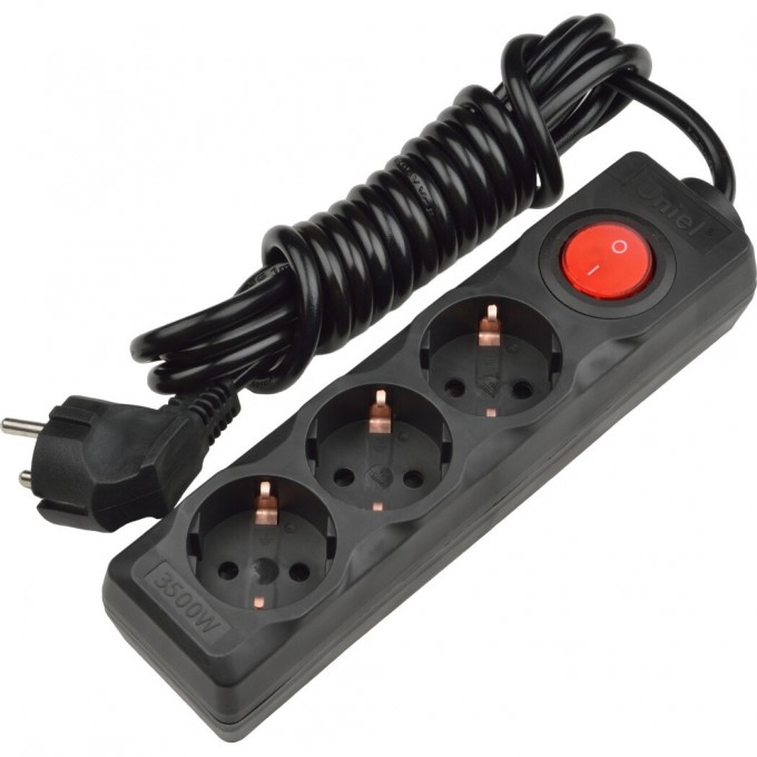 Удлинитель UNIEL S-GCD3-3B BLACK UL-00003608 Удлинитель UNIEL S-GCD3-3B BLACK UL-00003608