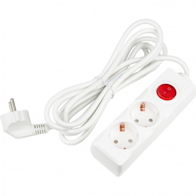 Удлинитель UNIEL S-GCU2-3B WHITE серии Ultra, шнур 3м., 2 гнезда, 16A, с/з UL-00010010 Удлинитель UNIEL S-GCU2-3B WHITE серии Ultra, шнур 3м., 2 гнезда, 16A, с/з UL-00010010
