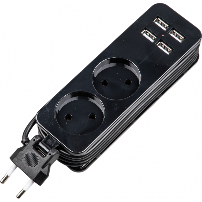 Удлинитель UNIEL TRAVEL S-CT2-1,5U BLACK UL-00011135 Удлинитель UNIEL TRAVEL S-CT2-1,5U BLACK UL-00011135