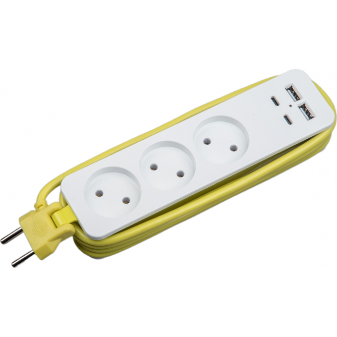Удлинитель UNIEL TRAVEL S-CT3-1,8UC WHITE/GREEN UL-00011138 Удлинитель UNIEL TRAVEL S-CT3-1,8UC WHITE/GREEN UL-00011138