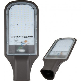 Уличный светодиодный светильник UNIEL ULV-R22H-100W/DW IP65 GREY консольный Уличный светодиодный светильник UNIEL ULV-R22H-100W/DW IP65 GREY консольный