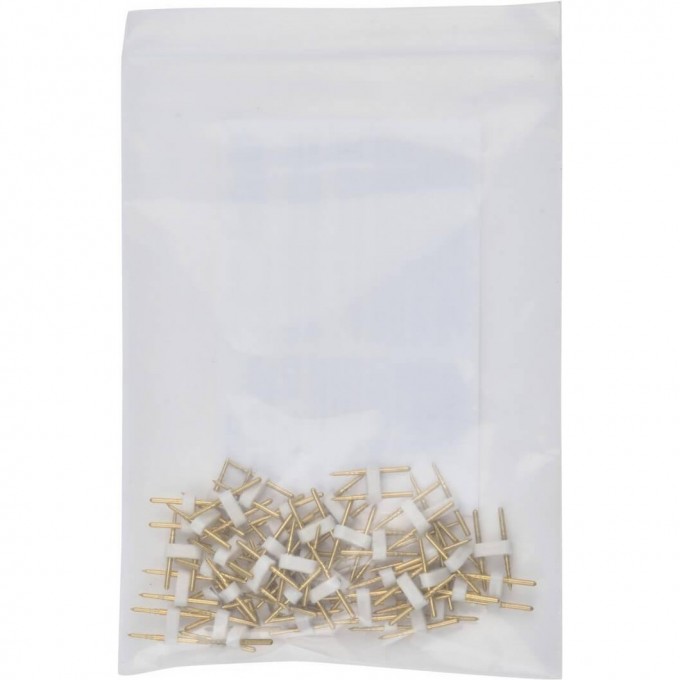 Выводы соединителя контактного UNIEL POLYBAG UTC-K-02/B67-NNN COPPER 050 для светодиодных лент 220В 5050, 2 контакта цвет прозрачный 50 штук в пакете 10828 Выводы соединителя контактного UNIEL POLYBAG UTC-K-02/B67-NNN COPPER 050 для светодиодных лент 220В 5050, 2 контакта цвет прозрачный 50 штук в пакете 10828